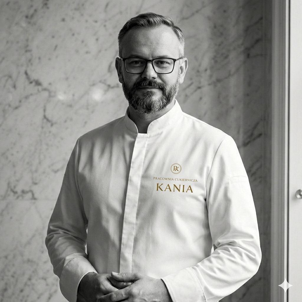 Marcin Kania. Założyciel Pracowni Kania Marcin Kania - założyciel Pracowni Cukierniczej Kania w Lublinie